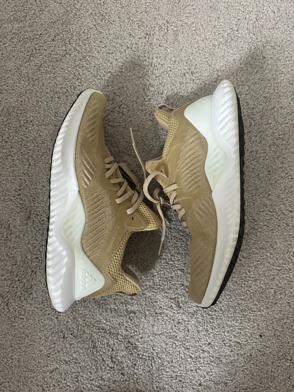 Men's adidas Alphaboost Beyond Mesa/Gold Colorway